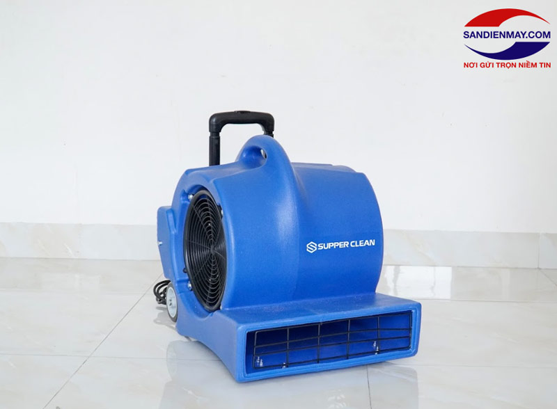 Hình ảnh thực tế của quạt sấy thổi sàn nhà và thảm trải